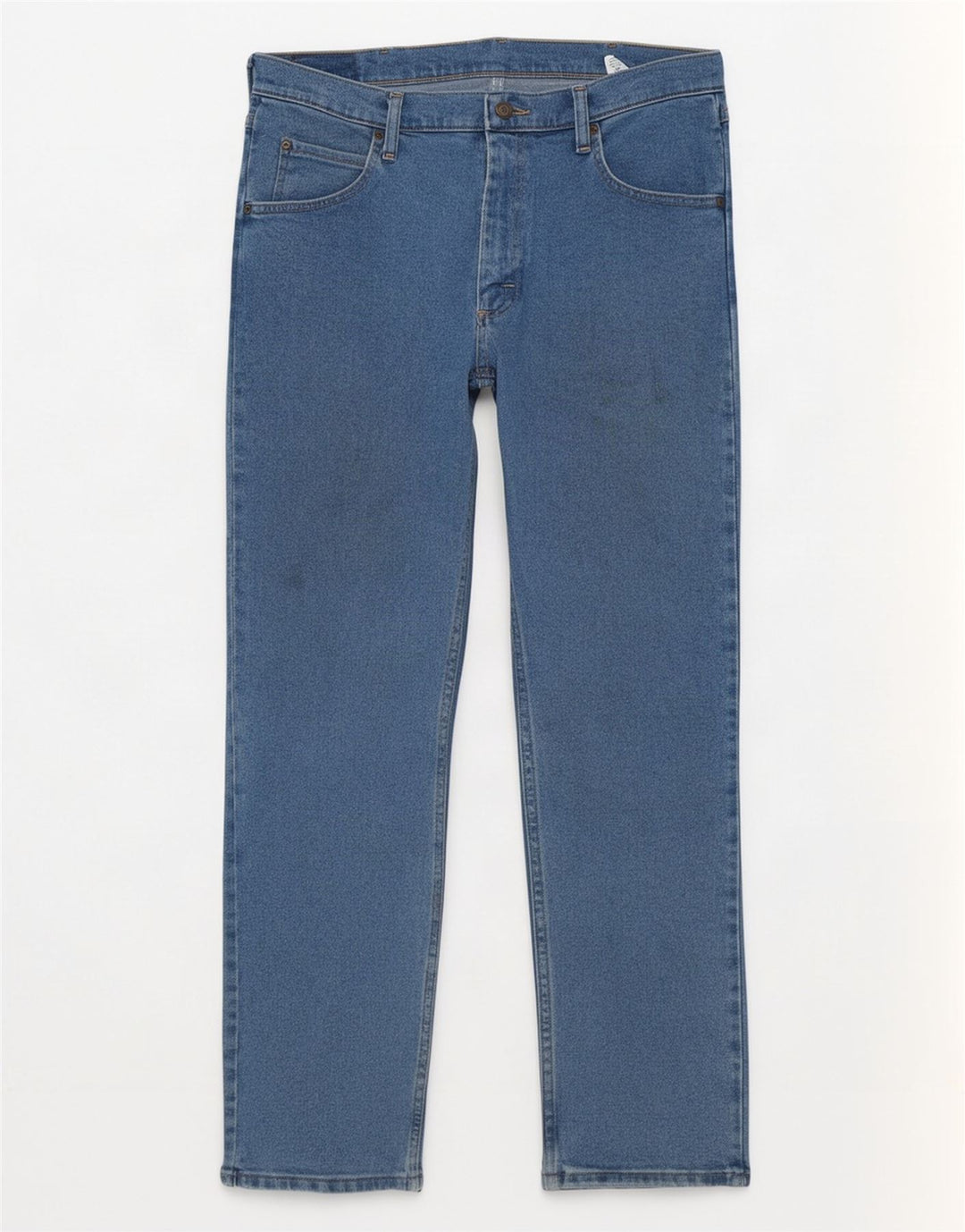 Wrangler Jean droit homme W34 L30 bleu coton