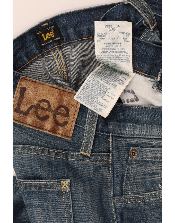 Lee Jean droit Daren W33 L26 homme bleu coton