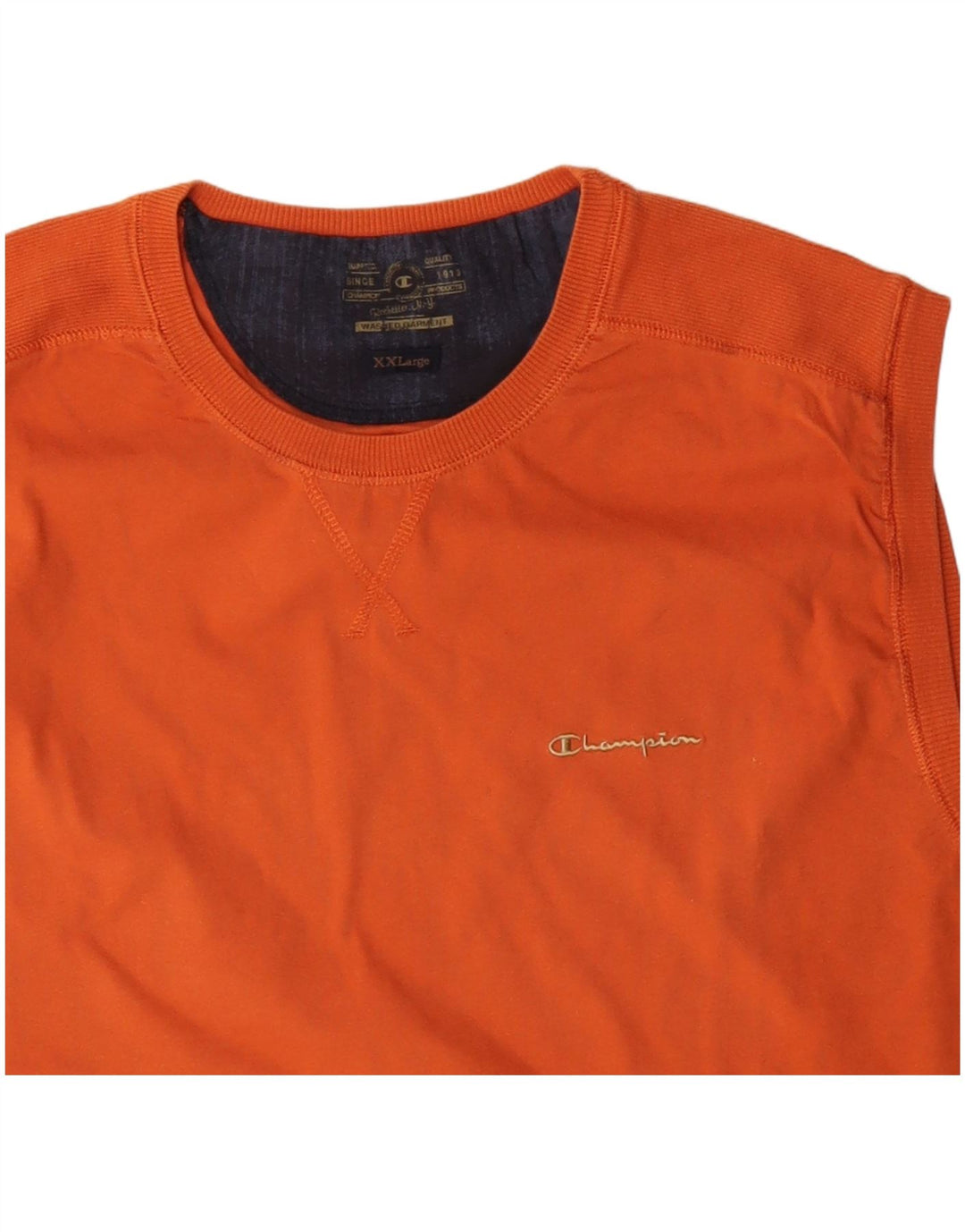 CHAMPION Débardeur Homme 2XL Orange Coton