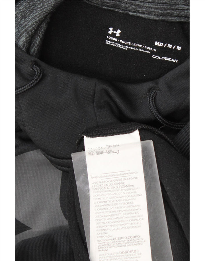 Under Armour Pull à Capuche Cold Gear Graphic Homme Noir Moyen Polyester