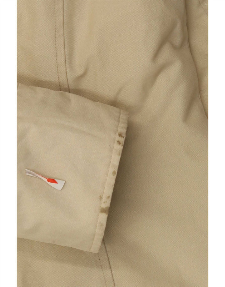 Woolrich Manteau rembourré à capuche pour femme UK 44 Coton beige moyen
