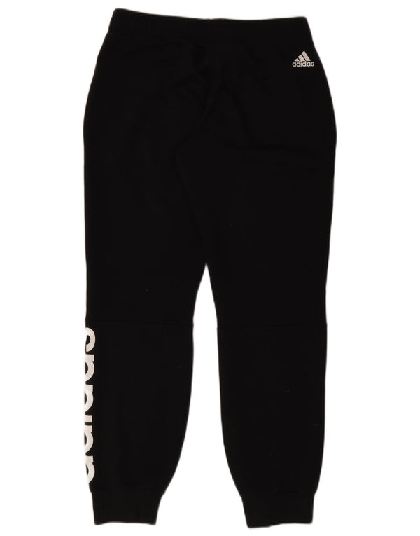 ADIDAS Pantalon de survêtement graphique pour femme UK 12/14 Noir moyen