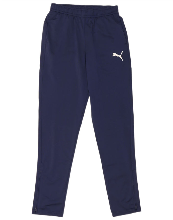 Puma Pantalon de Survêtement Garçon 15-16 ans Bleu Marine Polyester