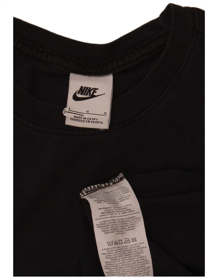 Nike T-Shirt Homme Grand Noir Coton