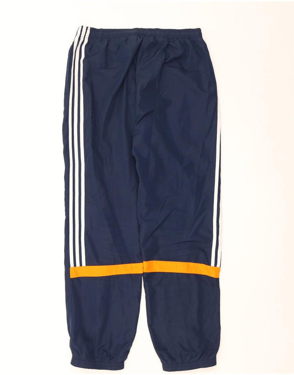 Adidas Pantalon de survêtement pour homme Taille L Bleu marine Colourblock