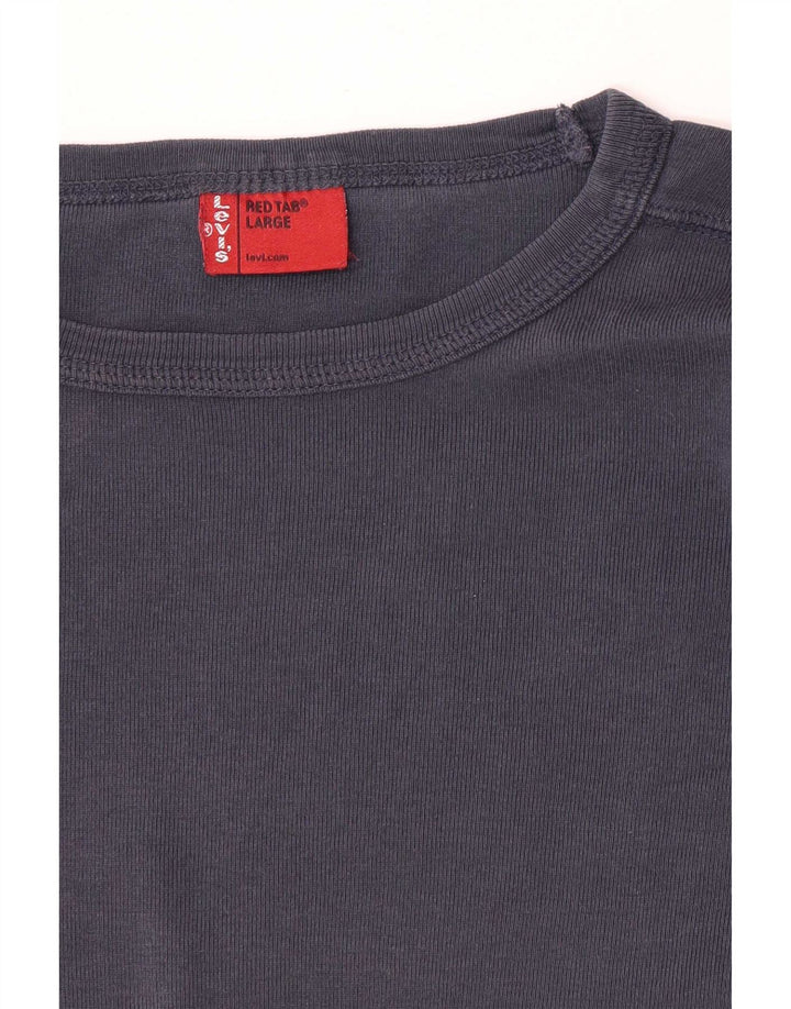 Levi's Haut à Manches Longues Homme Bleu Marine Large
