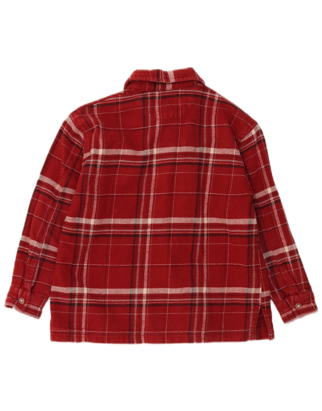 RIP CURL Boys Flannel Shirt 5-6 Years Red Check