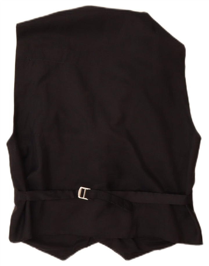 gilet homme vintage XS coton géométrique multicolore