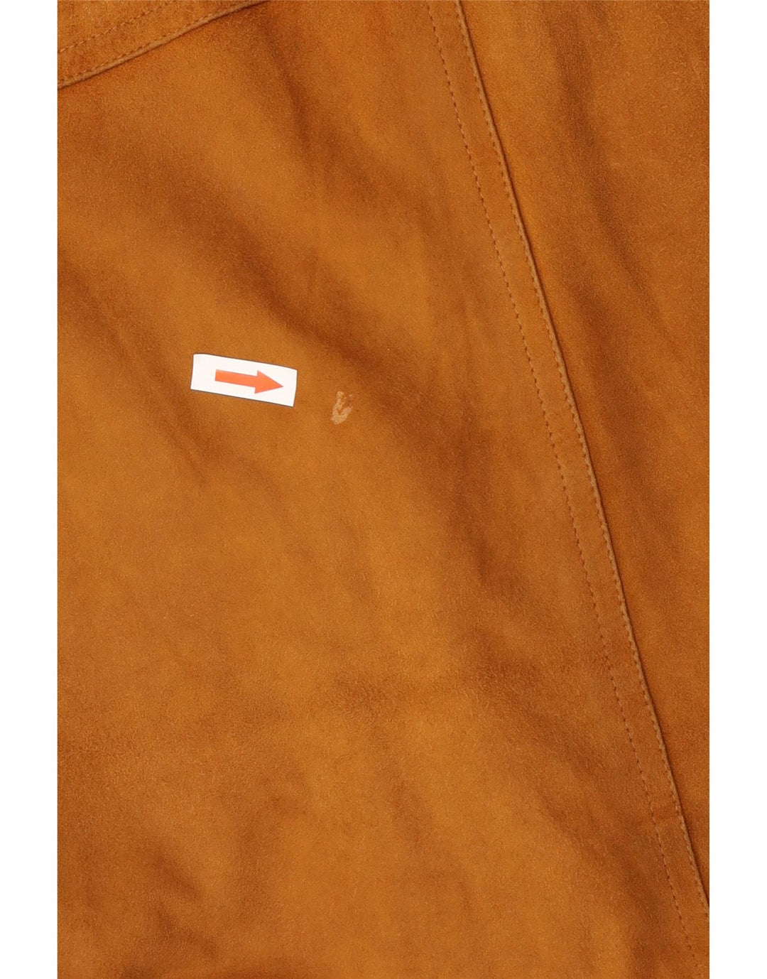 VINTAGE Veste bomber en daim pour homme UK 42 XL Beige