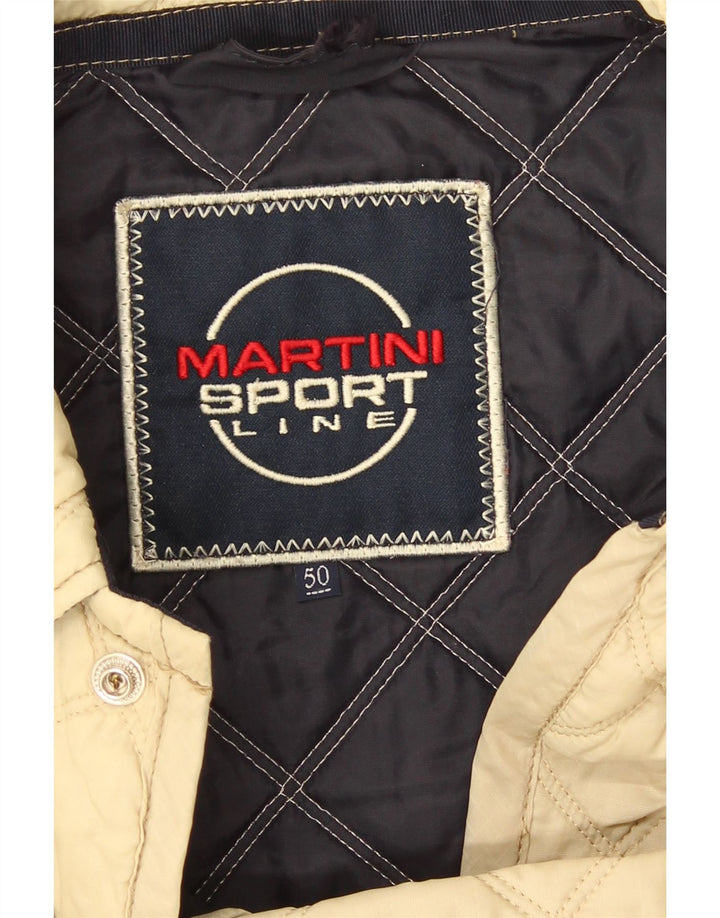 veste matelassée homme vintage IT 50 Grand Beige