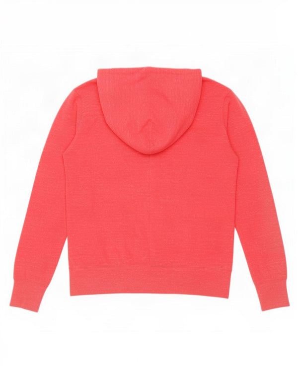 Nike Pull à capuche zippé pour femme UK 18 XL Coton moucheté rose