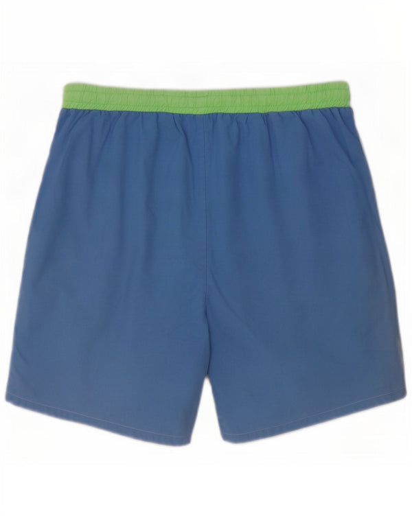 Short de bain vintage pour hommes à fines rayures multicolores moyennes