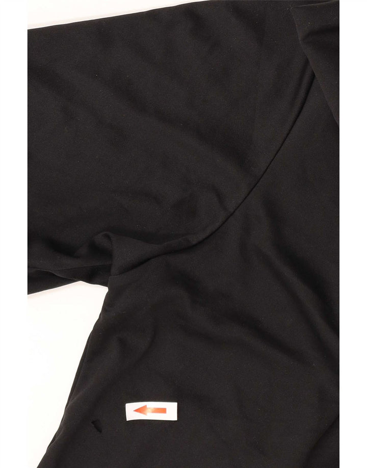 Adidas Hommes Climalite T-Shirt Haut Petit Noir Rayé