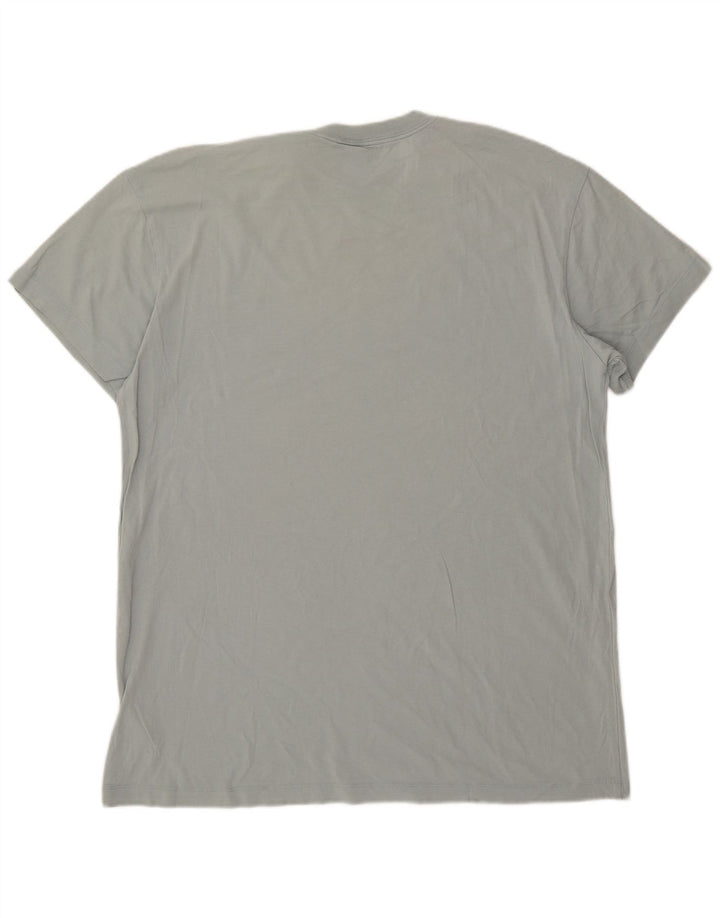 Nike T-shirt graphique pour homme en coton bleu Taille L