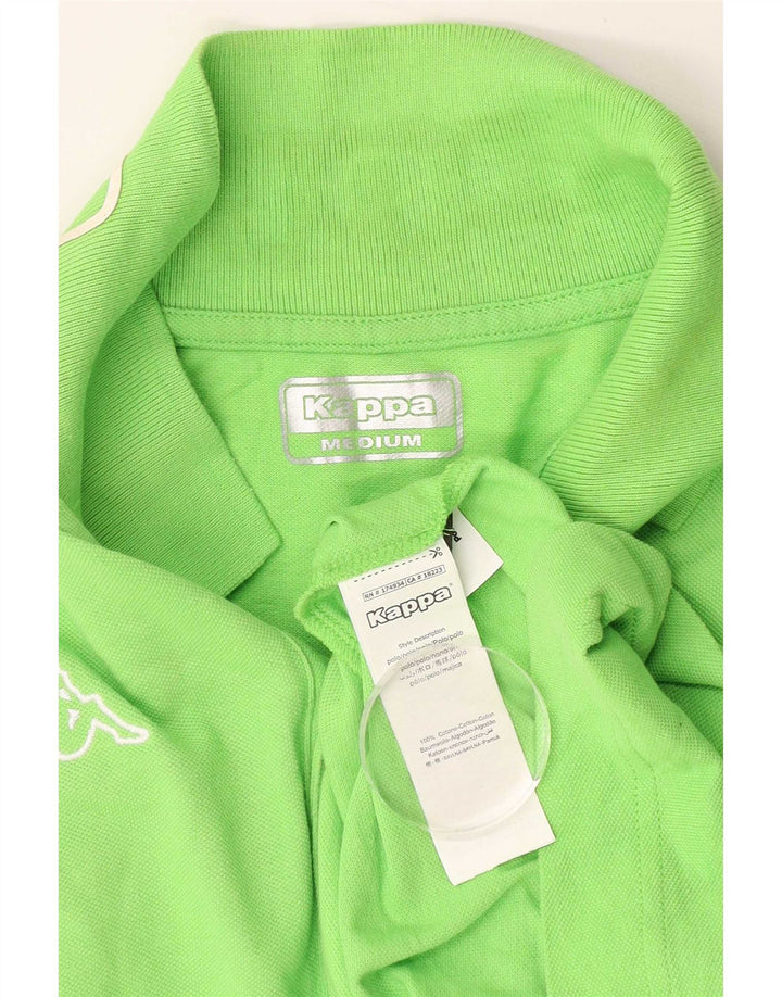 Kappa Polo Homme Vert Moyen Coton