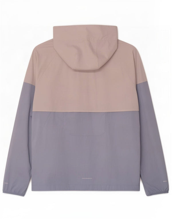 Veste de survêtement à capuche Nike pour homme en polyester color block bleu moyen