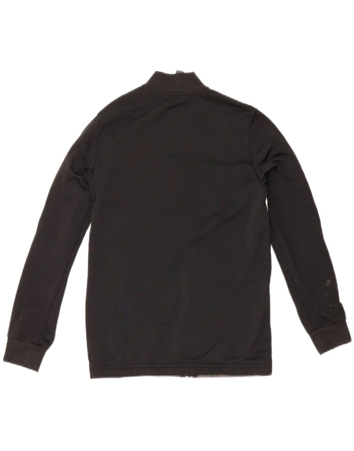 Adidas Veste de survêtement pour garçon 9-10 ans Noir Colourblock Polyester