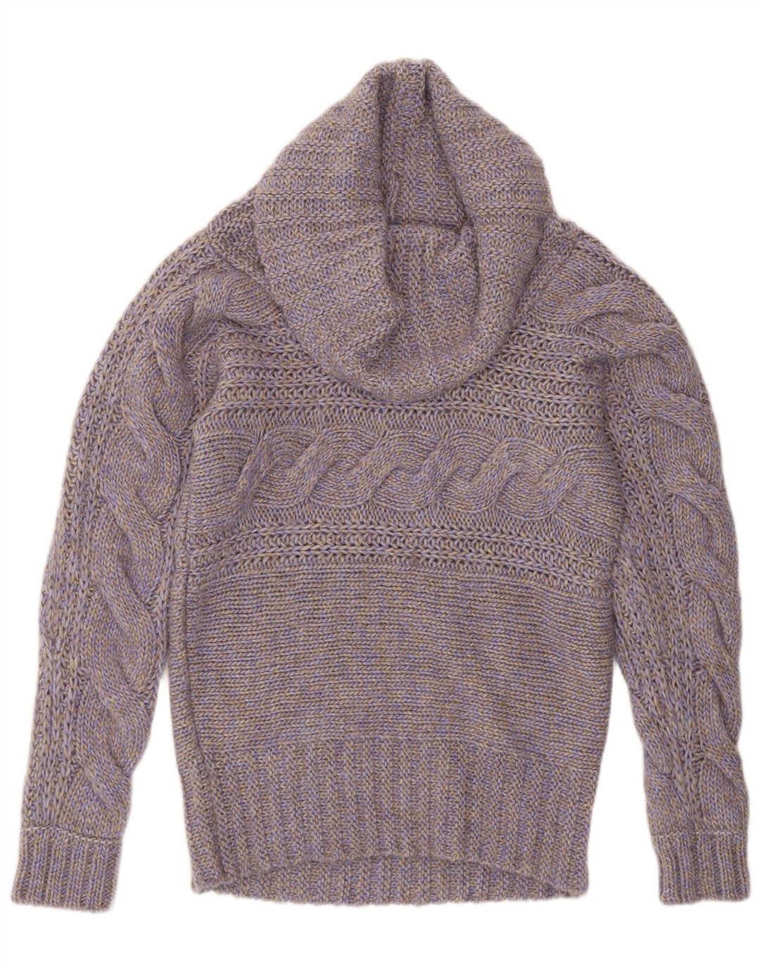 Esprit Pull col roulé femme UK 14 Laine violet moyen