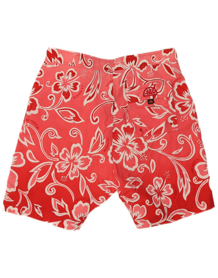 Sundek Short de Bain Homme Grand Rose Floral