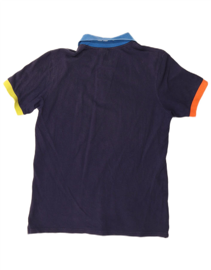 North Sails Polo Homme Petit Bleu Marine Colorblock
