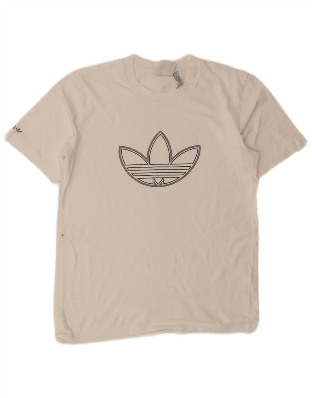 Adidas T-shirt graphique pour hommes, petit, blanc