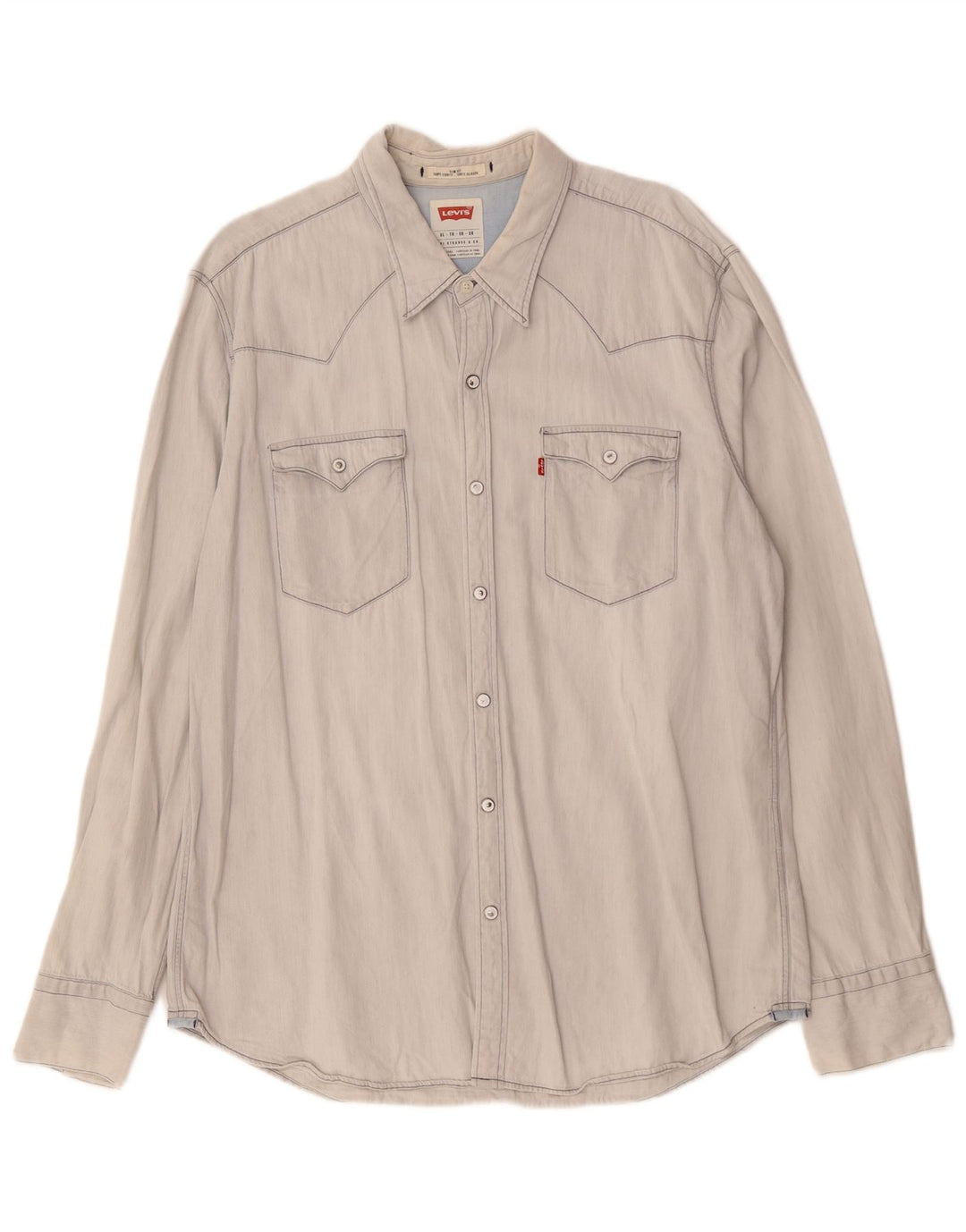 LEVI'S Chemise Slim Fit Homme Bleu Coton