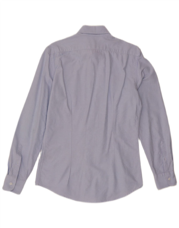 Reiss Chemise Slim Fit Petit Bleu Coton Homme