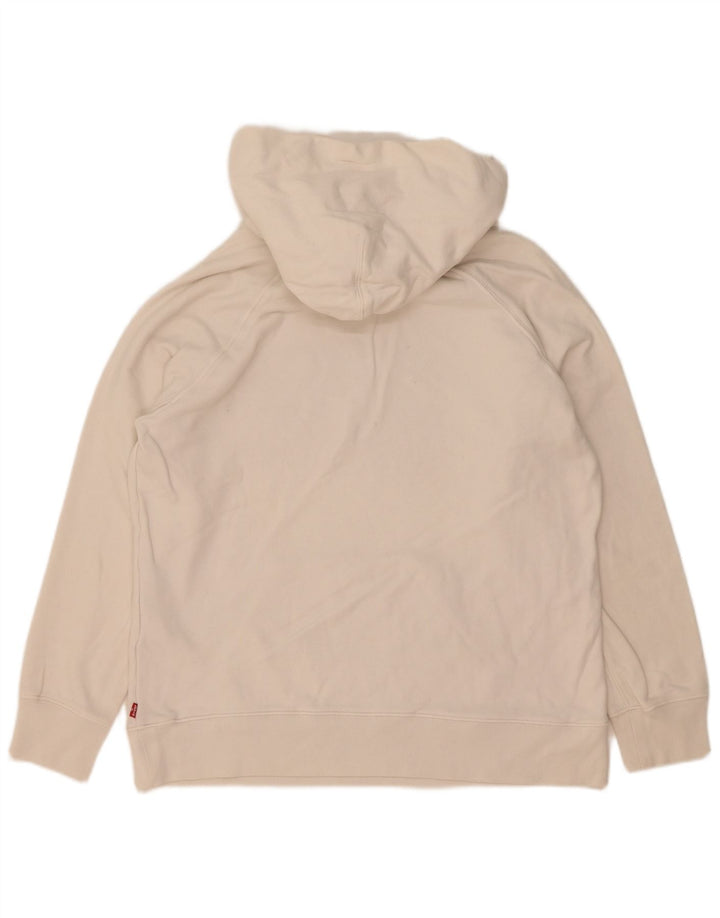 Levi's Pull à Capuche Graphic Homme Petit Blanc Coton
