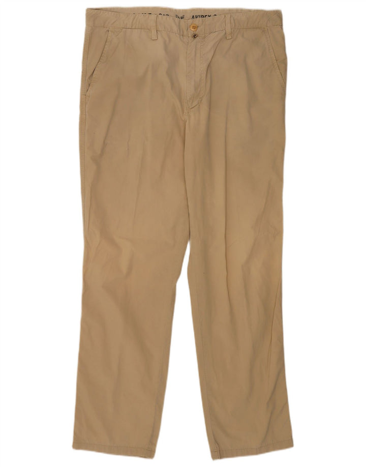 Avirex Pantalon Chino Regular Homme W38 L32 Kaki Coton