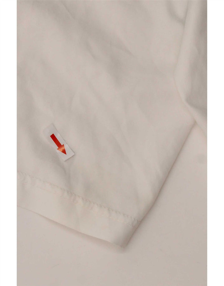 Asics Short de sport pour homme Large Blanc Colorblock Polyester