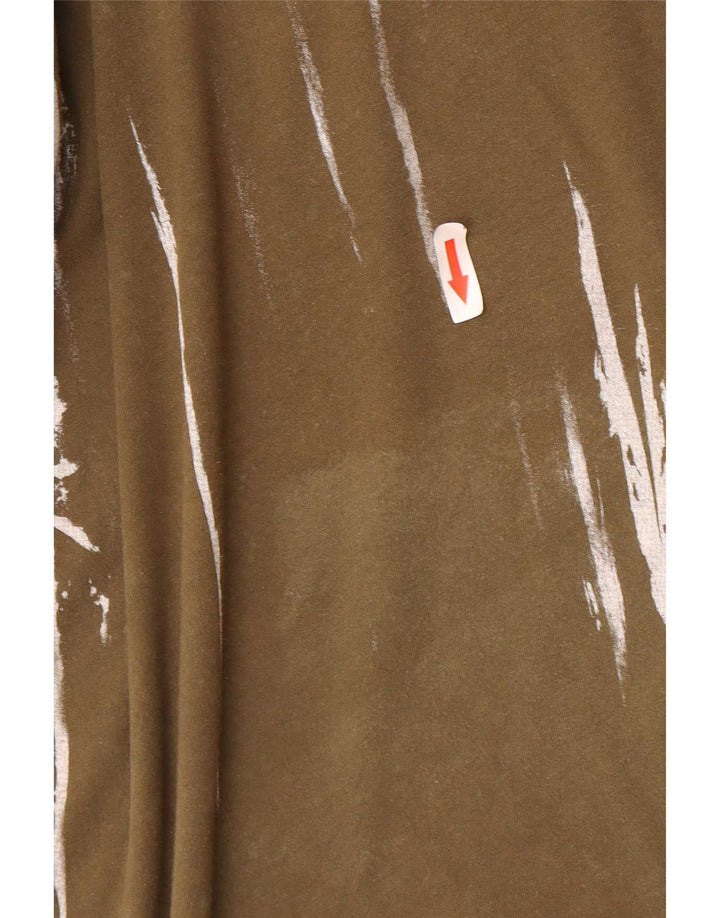 Religion T-Shirt Graphique Homme Petit Kaki Coton