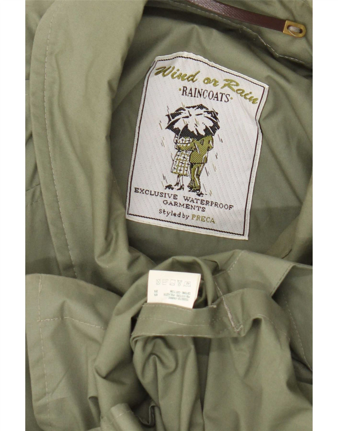Preca Imperméable Homme UK 42 XL Kaki Polyester