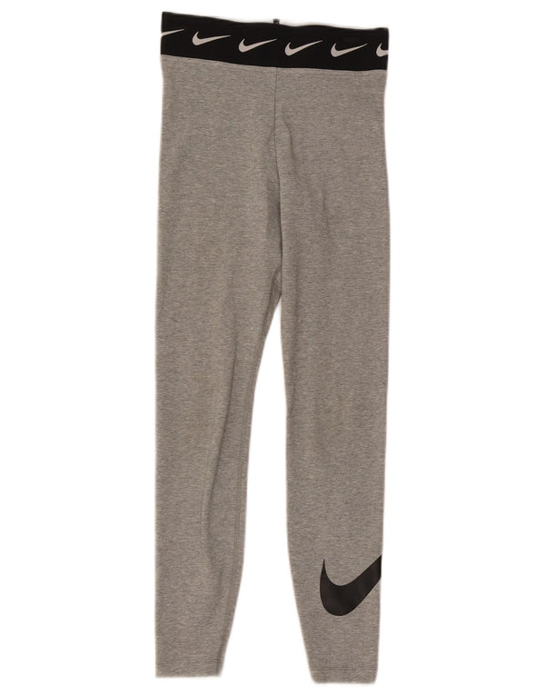 Nike Legging graphique pour femme UK 4 XS en coton color block gris