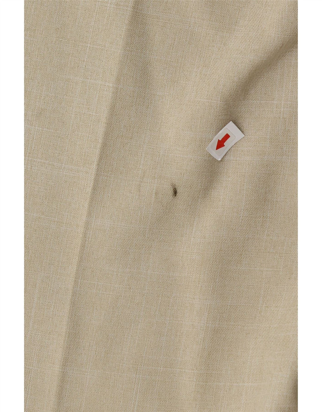 Marks & Spencer Pantalon de costume droit coupe régulière pour homme W38 L31 Beige à carreaux