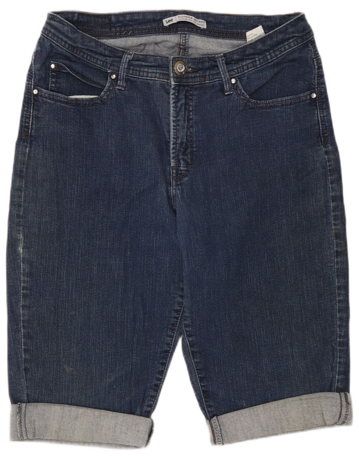 LEE Short en jean Slender Secret pour femme US 8 Medium W30 Bleu marine en coton
