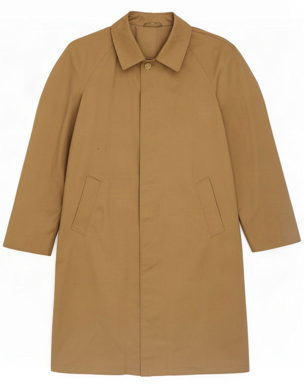 vintage Mens Trench Coat IT 50 Grand Coton Beige