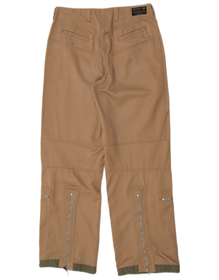 Dockers Pantalon Cargo Droit Khakis Homme W34 L34 Beige Polyester