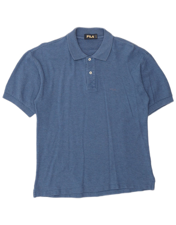 Fila Polo Homme IT 44 XS Bleu Coton
