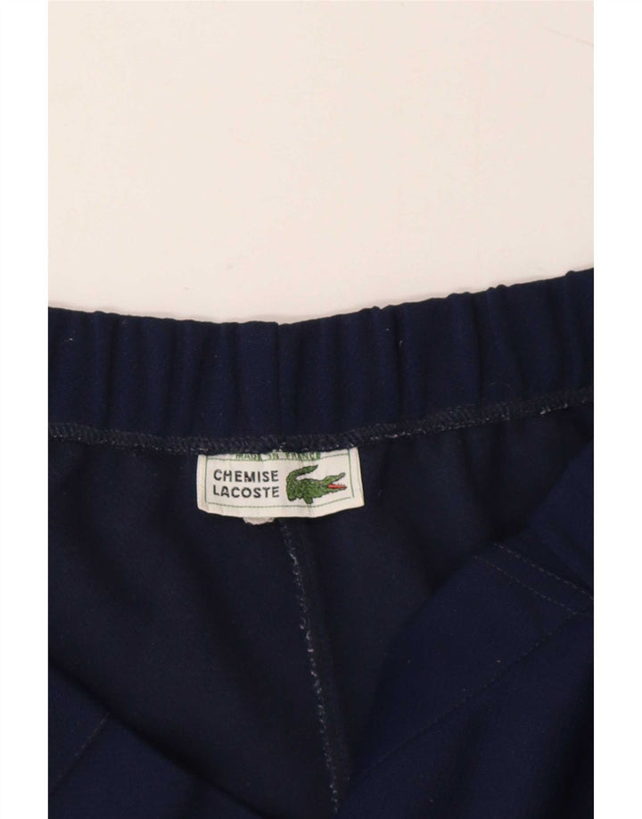 Lacoste Short décontracté homme moyen W30 bleu marine polyester