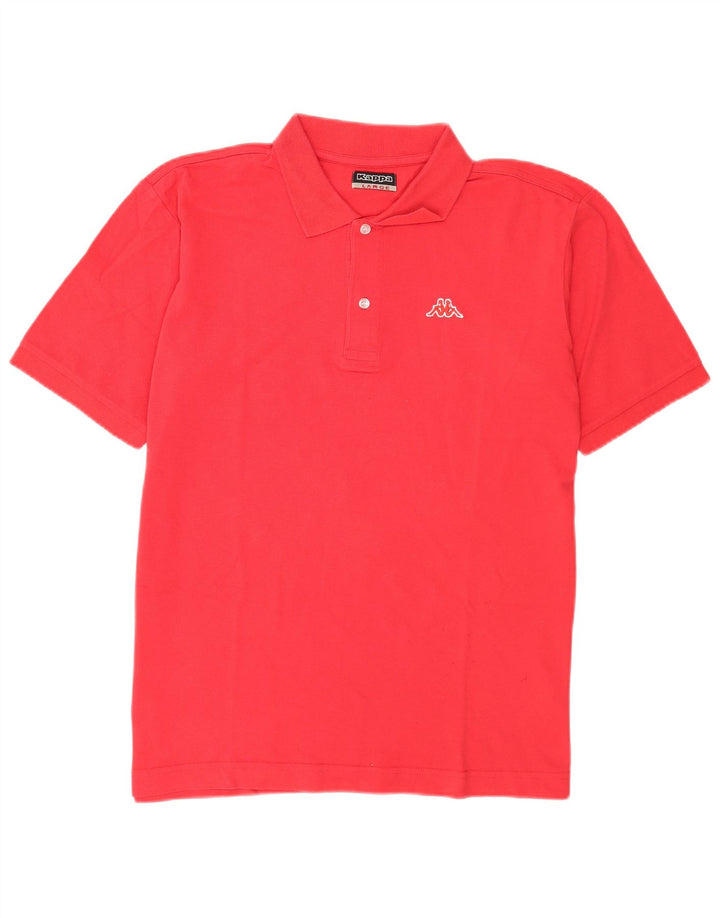 Kappa Polo Homme Grand Rouge Coton