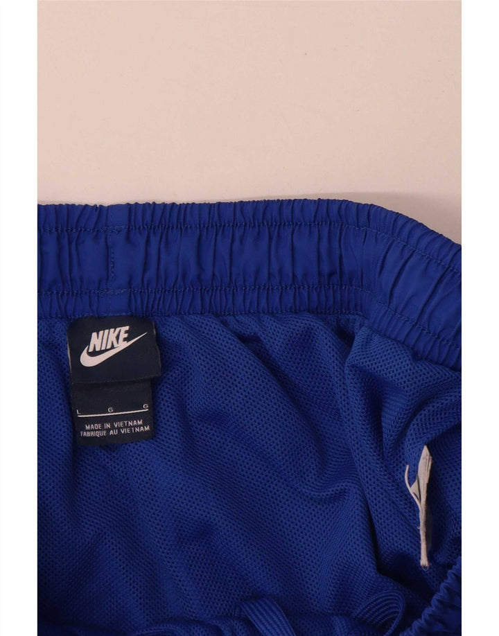 Nike Short de sport pour homme Taille L Bleu