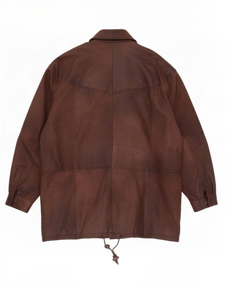 CLASSIC Veste en cuir pour homme UK 42 XL Marron