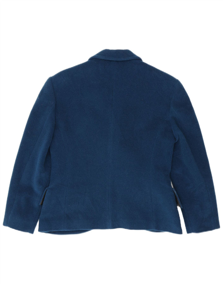 vintage Femme Double Breasted Blazer Veste IT 46 Grand Bleu Marine