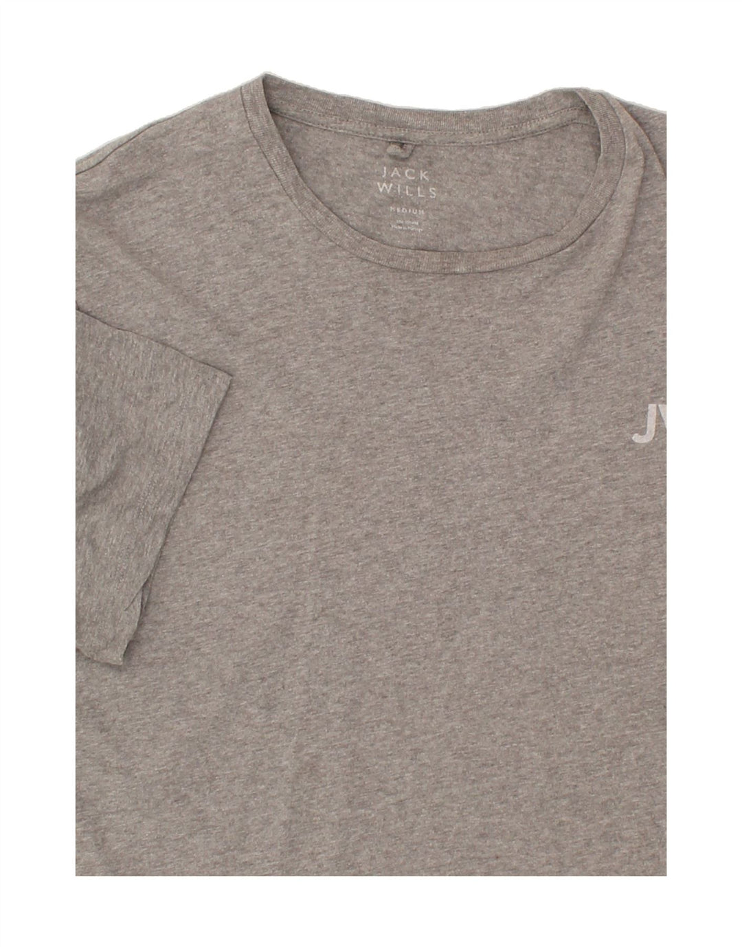 JACK WILLS Mens T-Shirt Top Medium Grey Cotton Vintage Jack Wills and Second-Hand Jack Wills from Messina Hembry 
