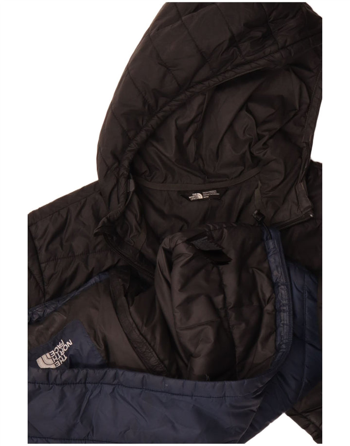 The North Face Veste rembourrée à capuche pour homme UK 38 Medium Noir Polyester