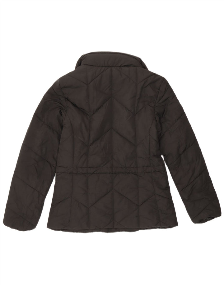 Marks & Spencer Veste matelassée à capuche pour femme UK 8 Small Noir Polyester