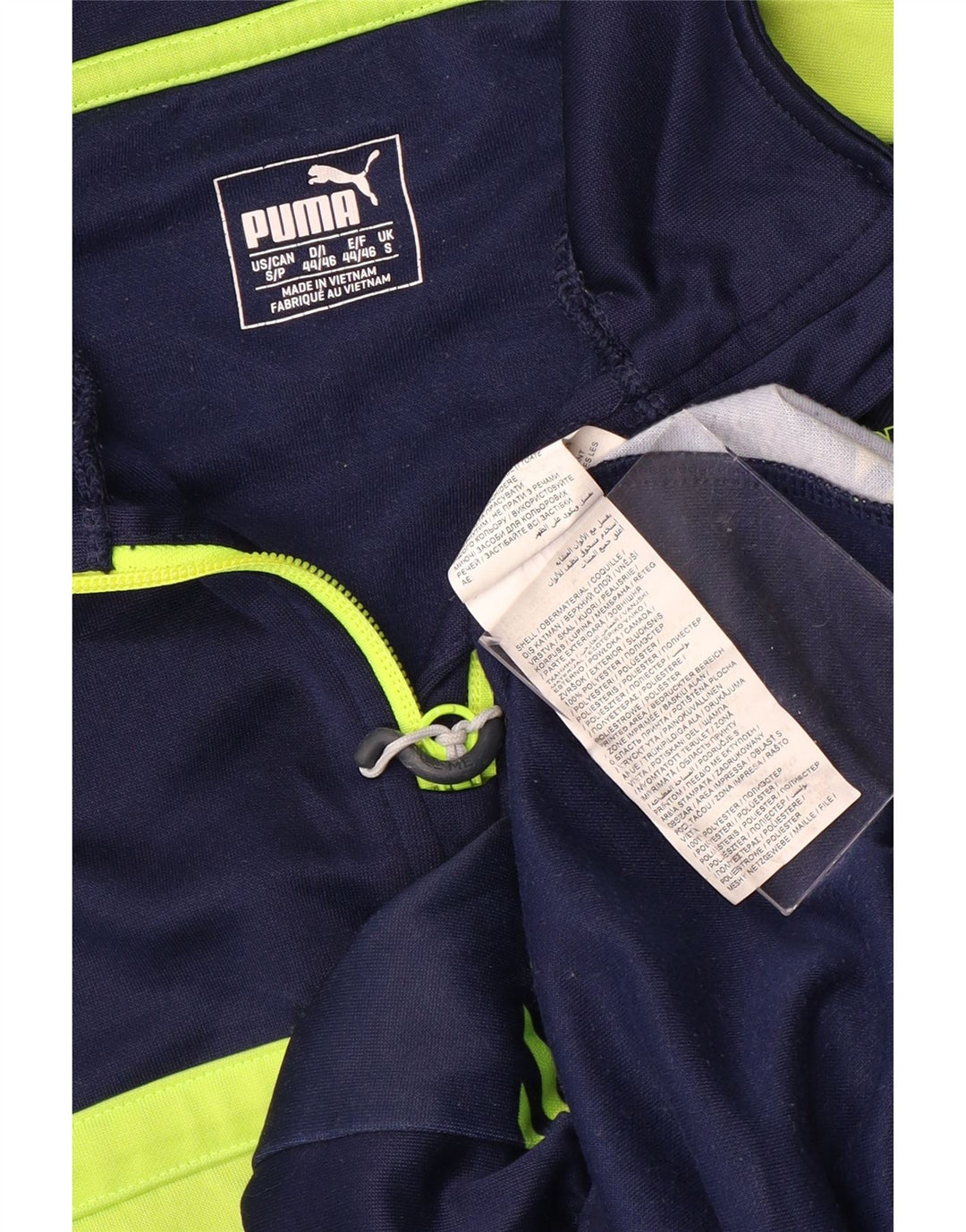 PUMA Veste de survêtement Arsenal pour hommes, petit, bleu marine rayé
