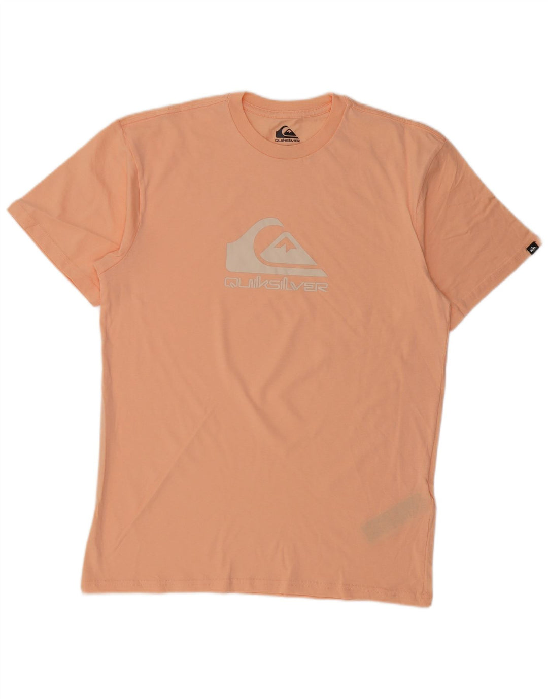 QUIKSILVER T-shirt graphique coupe régulière pour homme en coton rose moyen