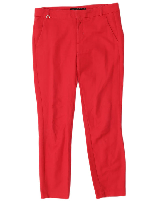 Zara Pantalon Chino Slim Femme EU 34 2XS W24 L27 Coton Rose