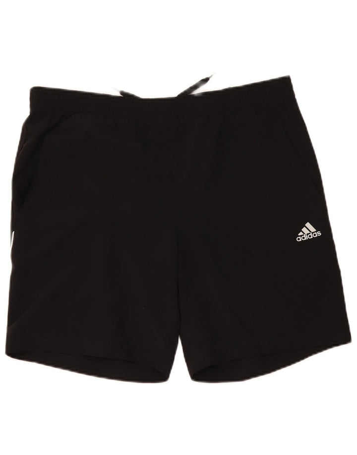 Adidas Short de sport Climalite Homme Noir Moyen Polyester